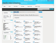Tablet Screenshot of healthpointdirectory.com
